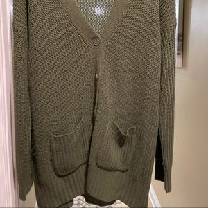 Charlotte Russe size 1x hunter green sweater